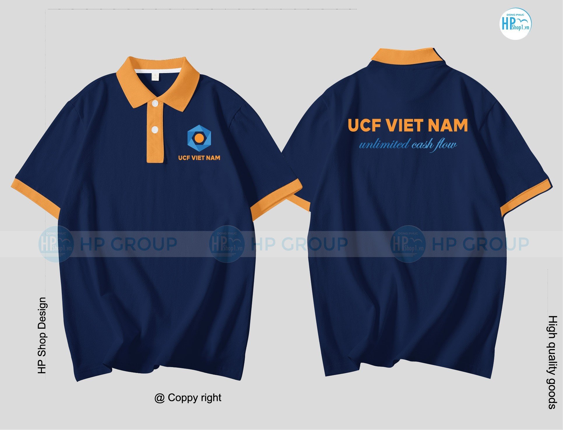 Mẫu áo đồng phục công ty UCF Việt Nam